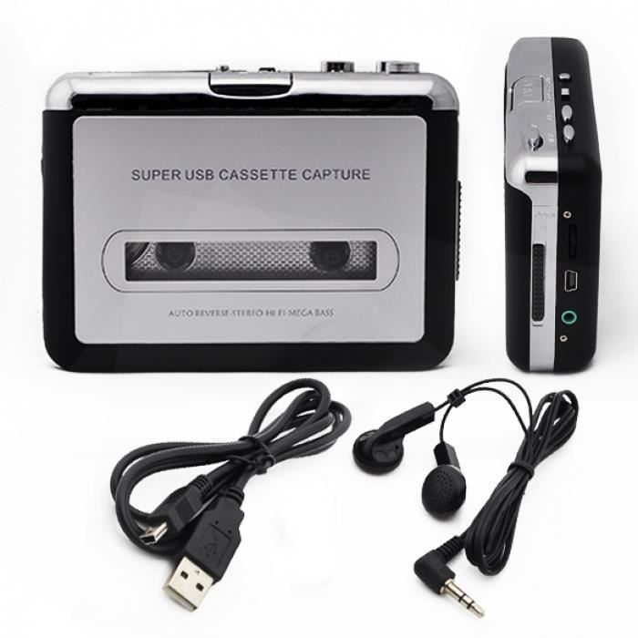Nouveau cassette vers PC USB Cassette Super Cassette MP3 Convertisseur ...