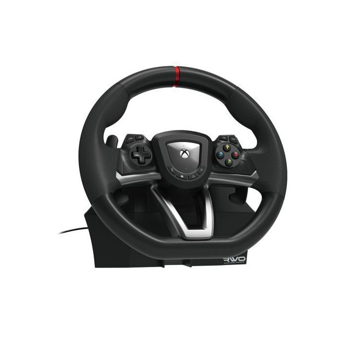 Volant de course - HORI - Overdrive - Pédales incluses - Compatible PC et Xbox - Noir Volant de course - HORI - Overdrive - Pédales incluses - Compatible PC et Xbox - Noir