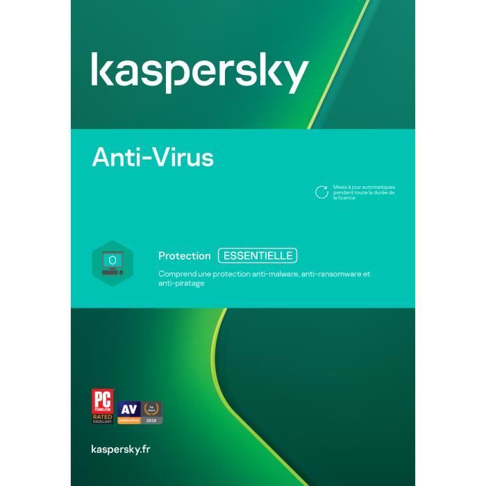 Kaspersky Antivirus 2021 - 2 Postes - 2 Ans - 
