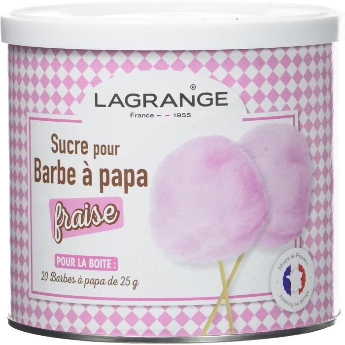 Sucre Barbe à Papa Fraise 500 Gr ( Arôme et Colorant Naturel), Poudre  Barbapapa pour Machine - Cdiscount Au quotidien