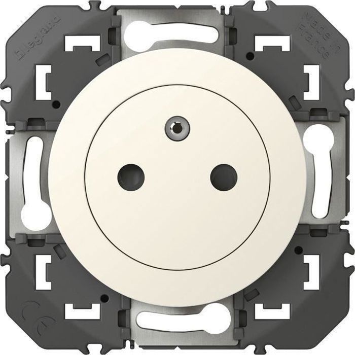 Prise 2PT surface Dooxie composable LEGRAND Asymétrique Prise simple Plastique - vue 2