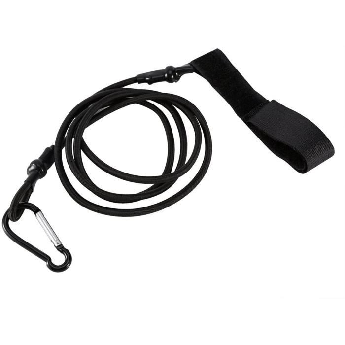 Qaziuy Lot De 2 Laisse Pagaie Élastique Kayak Avec Mousqueton – Corde Extensible 110 Cm, Nylon Résistant, Pour Kayak, Canoë, Paddle, Pêche