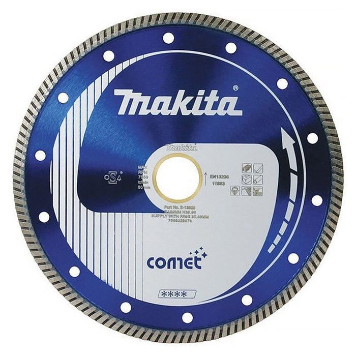 Disque diamant comet turbo standard créneaux inclinés Ø125 mm b 12996 - vue 3