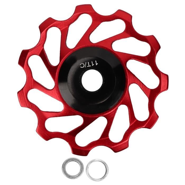 Qualité-Accessoire vélo2 pièces 12T céramique roulement vélo dérailleur arrière poulie guide Qualité-Accessoire vélo2 pièces 12T céramique roulement vélo dérailleur arrière poulie guide