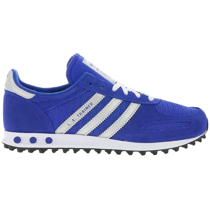 ADIDAS LA TRAINER J S80157 BLEU ROYALE/ARGENT METAL - Cdiscount Chaussures