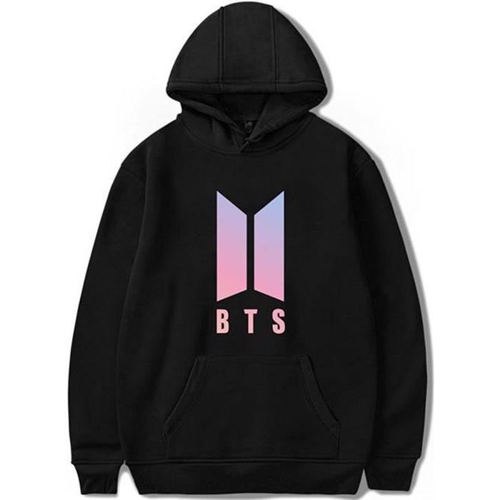 Unisex Mode BTS Fans Hoodies Hiver Chaud Pull Femmes Hommes Manches Longues Sweatshirts KPOP Sweats A Capuche Noir 93 suga Cdiscount Pret a Porter