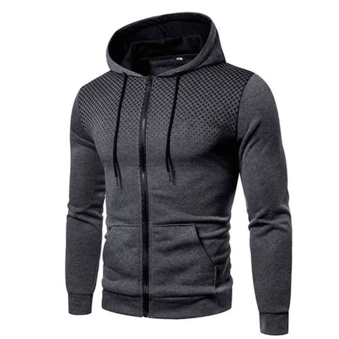 Sweat zippé online chaud homme
