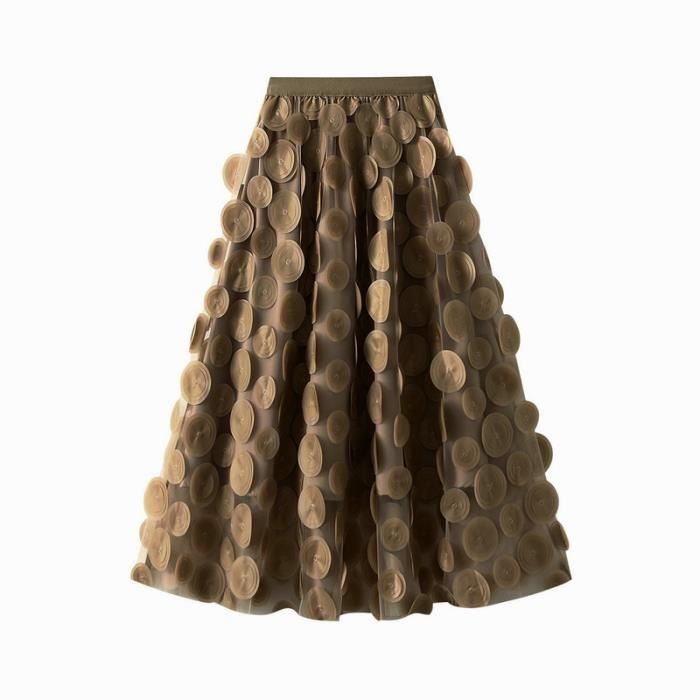 SUZY Chocolat - Jupe À Pois longue fluide femme