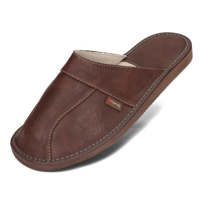 Chausson homme extra large - Cdiscount