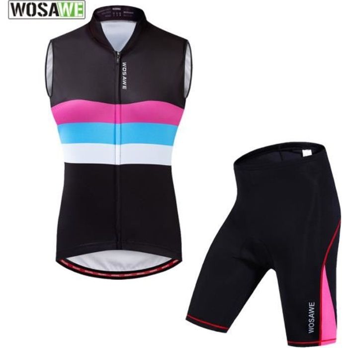 Maillot vélo sans manches femme