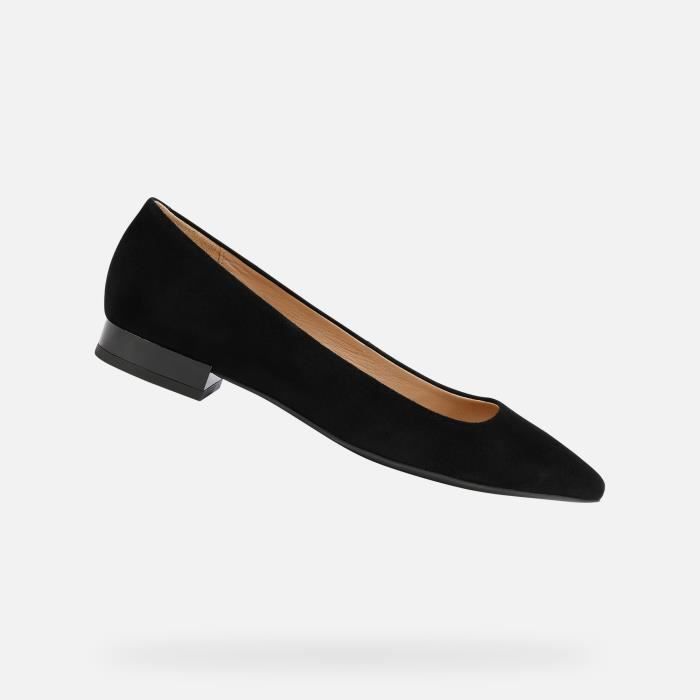 Ballerines Femme Geox D CHARYSSA Noir Bout Pointu