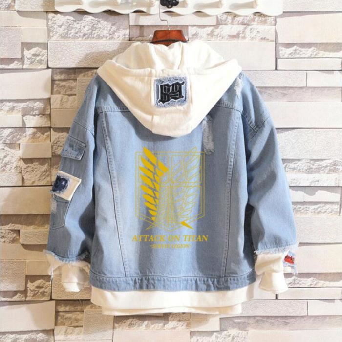 Veste en jean best sale pull