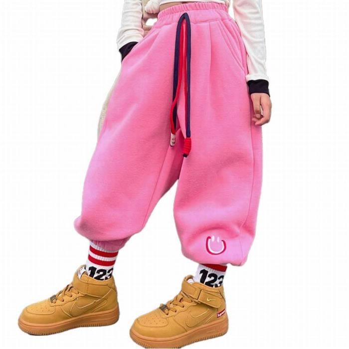 Pantalon de jogging polaire pour fille - Marque - Rose - Taille 110-170  Rose - Cdiscount Sport