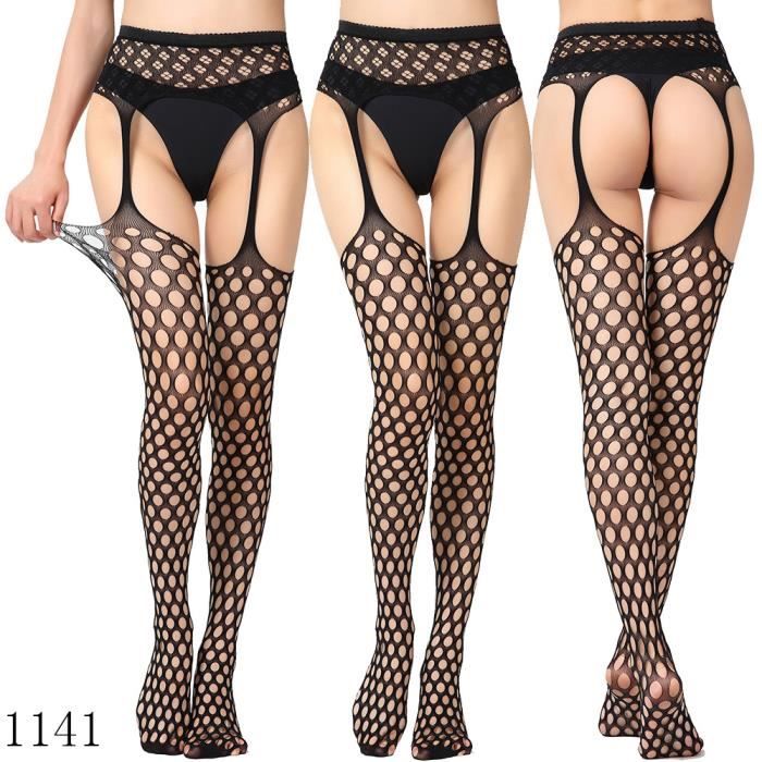 Bas Transparent Avec Dentelle Noire River Island - Taille S - Neuf Sans étiquette