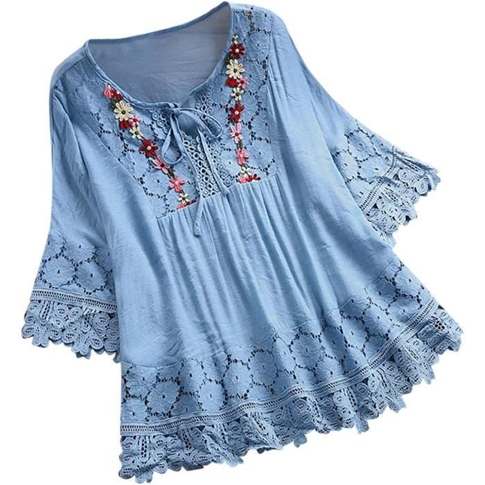 Tunique bleu ciel discount femme