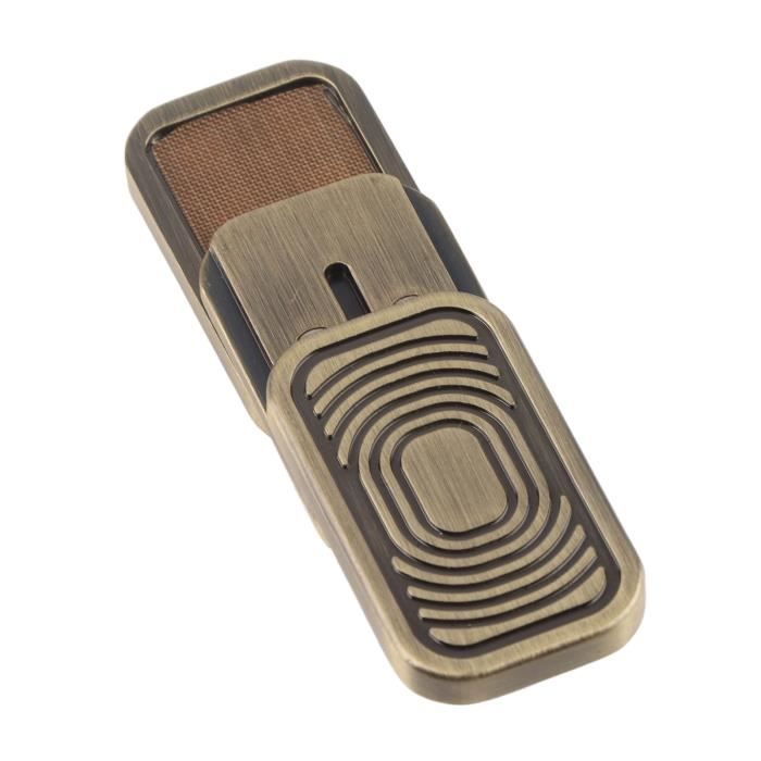 Fidget Slider En Métal à 3 Couches – Jouet Magnétique Anti-Stress Pour TDAH, Bureau Et Détente – Curseur Pousse-Pousse Marteau Pirate