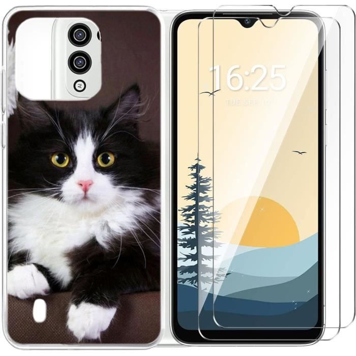 Custodia DQG Per Blackview A55 Pro, Cover In Silicone TPU Ultrasottile E Morbida, Nero, Antiurto E Antigraffio, Leggera Con Ritagli Precise, Protezione Da Cadute