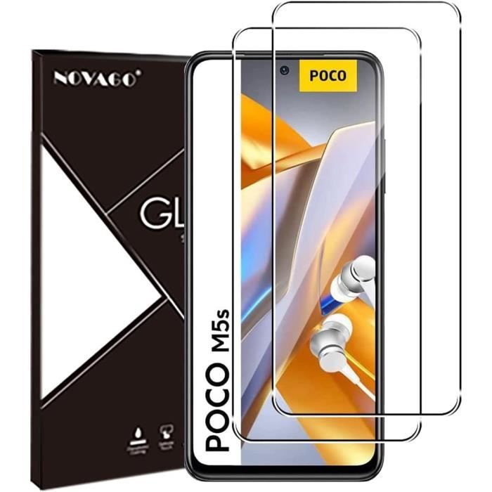2 Films de protection écran verre trempé pour Samsung Galaxy A22 4G [Novago]