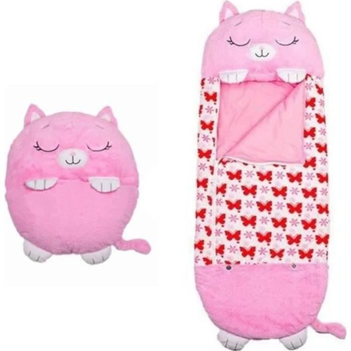 Gigoteuse pour enfants filles sac de couchage chaud avec oreiller licorne  animal en peluche dessin animé garçons cadeaux pour enfants doux toutes  saisons taille moyenne 54 x 20 