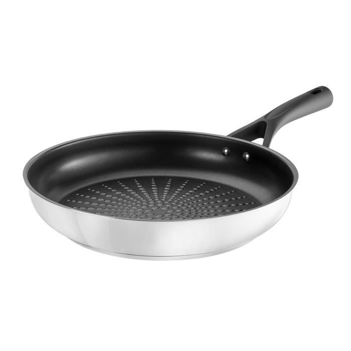 PYREX Poêle Expert Touch - Ø 20 cm - Acier inox