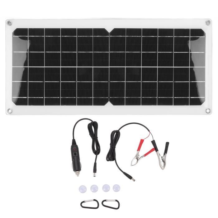 Panneau Solaire 50 W 18 V À Haute Efficacité De Conversion, Chargeur De