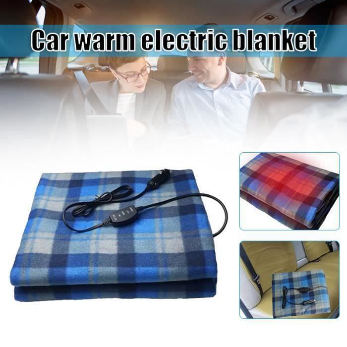 Couverture Chauffante électrique 12V Pour Voiture - Coton - Format Voyage
