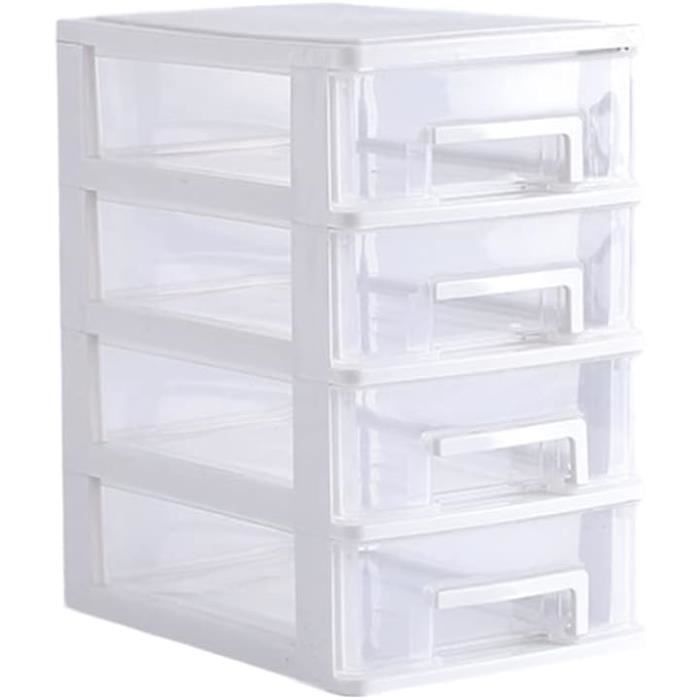 Boîte De Rangement Plastique 4 Tiroirs – Pour Pêche, Artisanat, Vert, Neuve