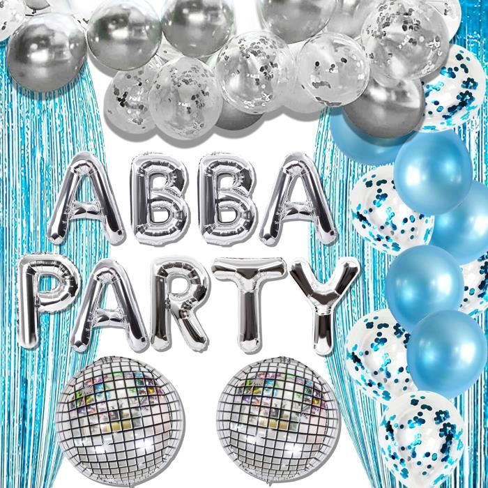 Lot De 36 Boules Disco à Suspendre - Décoration Fête Années 70 Rétro