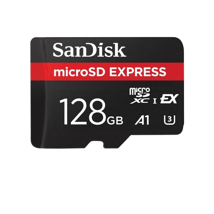 Sandisk Express microSDXC 128 Go Noir - vue 2