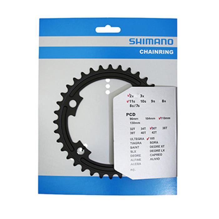 PLATEAU ROUTE 4BRA 36DTS INTERIEUR SHIMANO 105 R7000 11V. NOIR