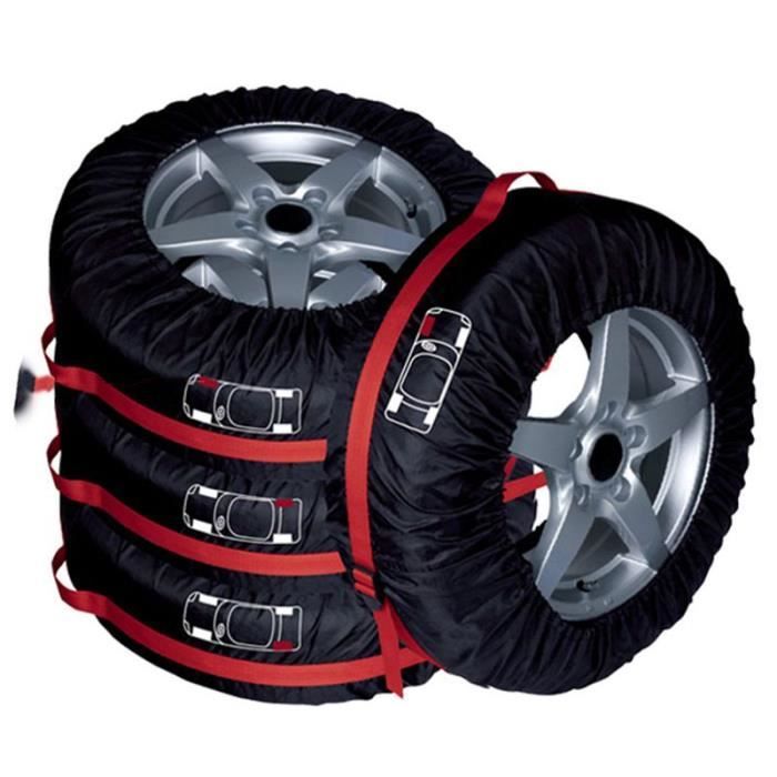 4 pcs Housse de protection de pneu de rechange Tissu Oxford Pneus de  voiture d'hiver et d'ete Sac de rangement Accessoires L - Cdiscount Auto