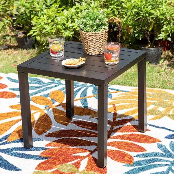 Ensemble De 2 Tables D'appoint De Luxe - Petites Tables Basses Rondes - Tables De