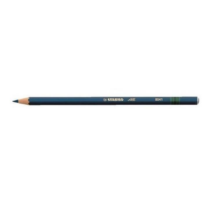 Crayon de couleur Toute surface Bleu 12 pièces