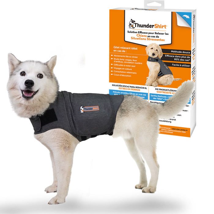 Gilet relaxant pour Chiens - ThunderShirt - Taille S - Gris