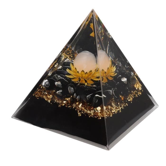 TMISHION pyramide de cristal Orgone Pyramid Crystal Chakra Pyramide ...