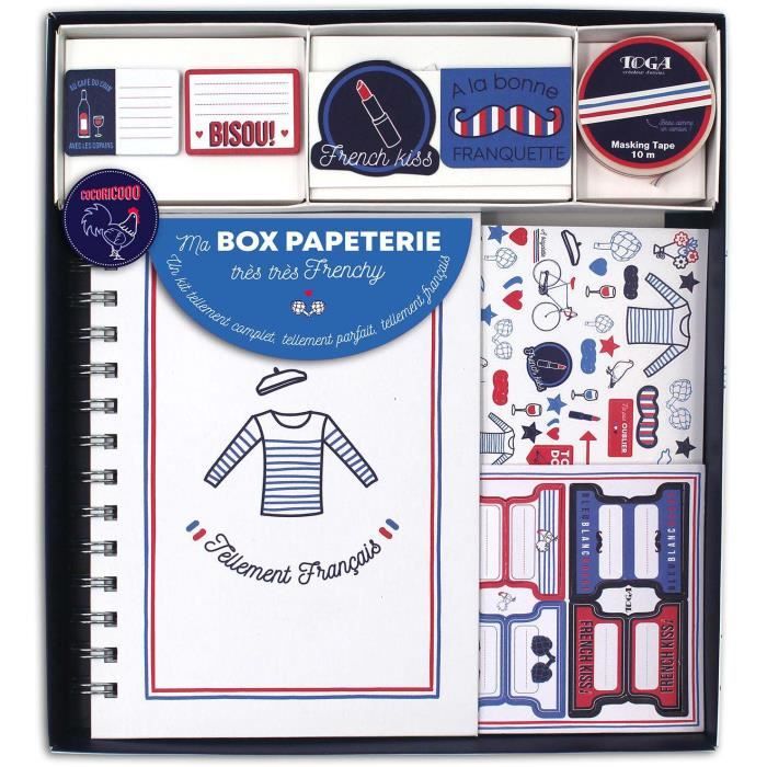Kit de papeterie Frenchy Multicolore