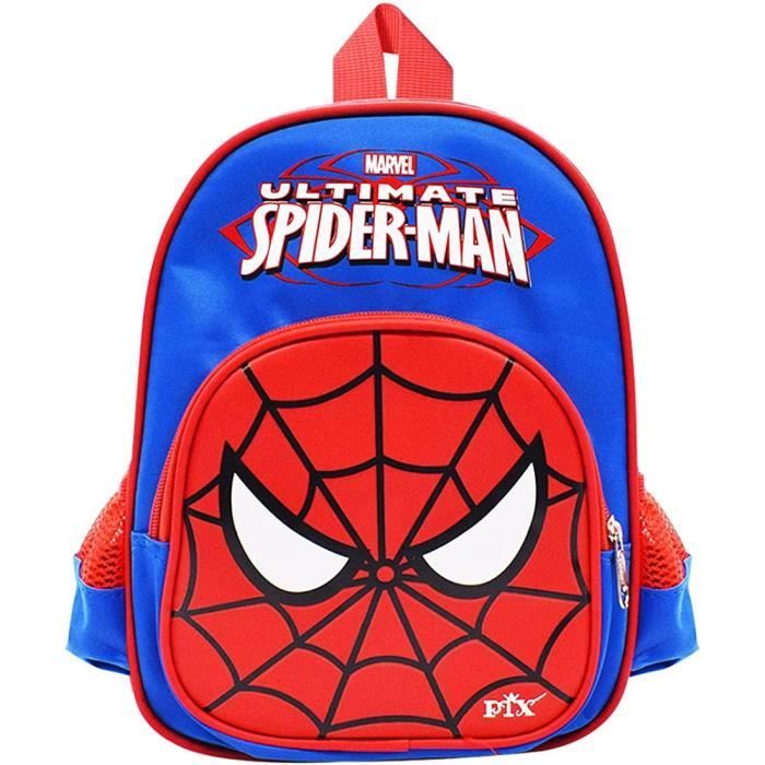 Sac à Dos Enfant Spider-Man 3D - Sac école Maternelle - Tissu Résistant Et Bretelles Ajustables - 7