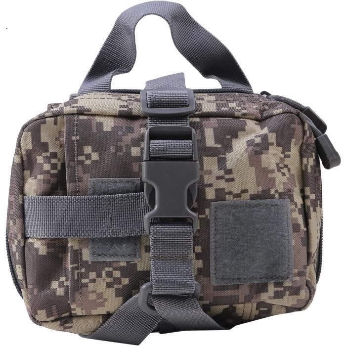 Sac à Pharmacie Roulant Tactique – Ceinture De Premiers Soins Avec Système 2 En 1, Idéal Pour Randonnée, Survie Et Activités Outdoor
