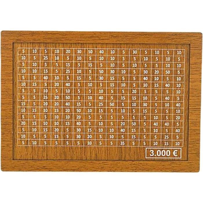 Tirelire En Bois Avec Chiffres,Tirelire Vintage En Bois Pour Adultes Et Enfants,Tirelire Créative En Bois Avec Compteur,Tirelire Enfant Objectif D'épargne(3000