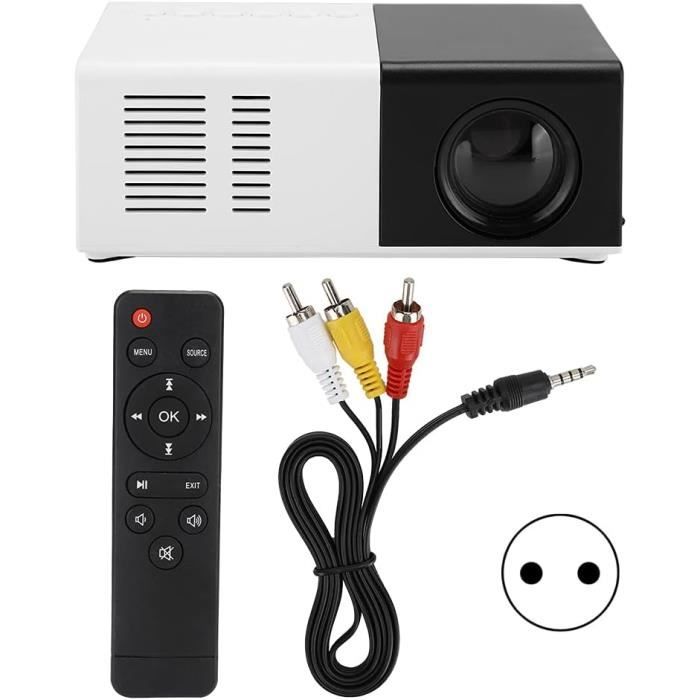 Projecteur Vidéo Portatif À Led Usb Hd Mini, Soutien Mpg, Av, Ts, Mov ...