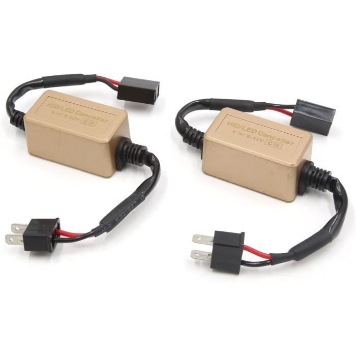 Dilwe décodeur sans erreur 1 paire 3157 LED dispositif de décodeur de
