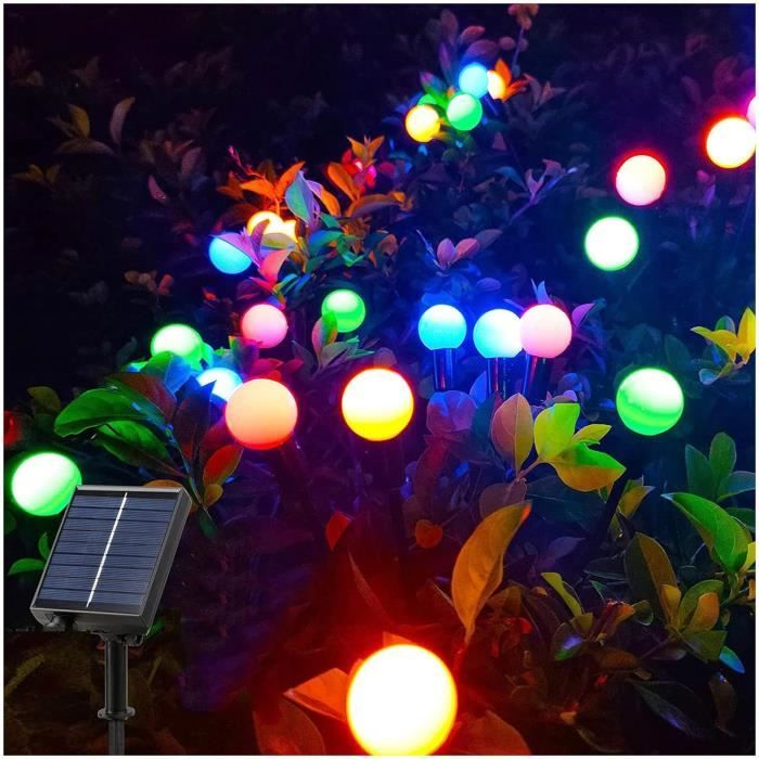 Lampe Solaire Effet Luciole, 4 Packs De 6 8 10 Led Lampe Luciole Solaire Exterieur, Éclairage