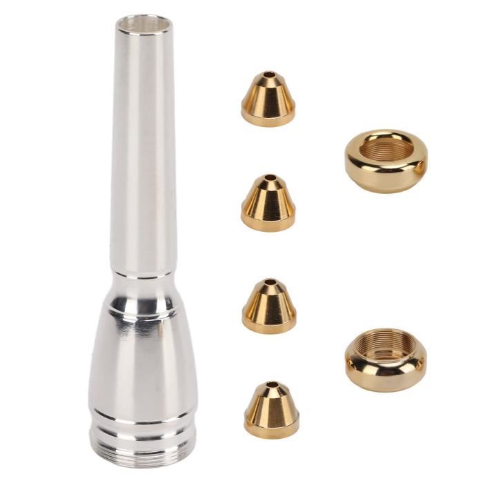 Embouchure Trompette 7C En Métal - Pour Trompette En Ut & Sib - Son Clair Et Brillant - Pour Débutants & Confirmés