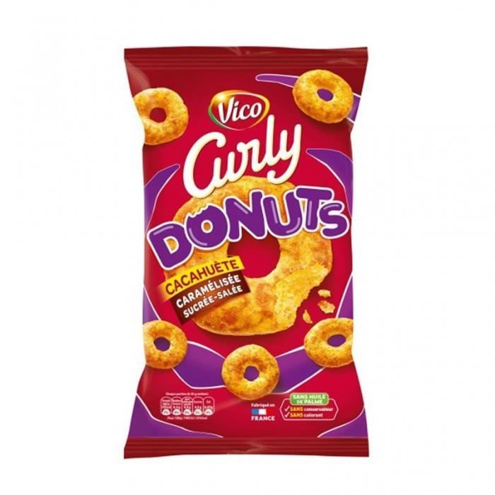 Vico Curly Donuts Cacahuete Caramelisee Sucree Salee 100g Lot De 6 Cdiscount Au Quotidien Vico Curly Donuts Cacahuete Caramelisee Sucree Salee 100g Lot De 6 Cdiscount Au Quotidien