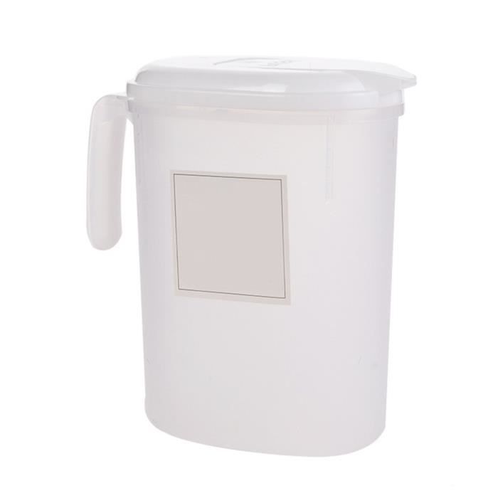 Pichet à Eau En Plastique PP 2,7 Litres - Résistant à La Chaleur, Avec Filtre Intégré, Adapté Au Frigo, Couleur Vert Matcha