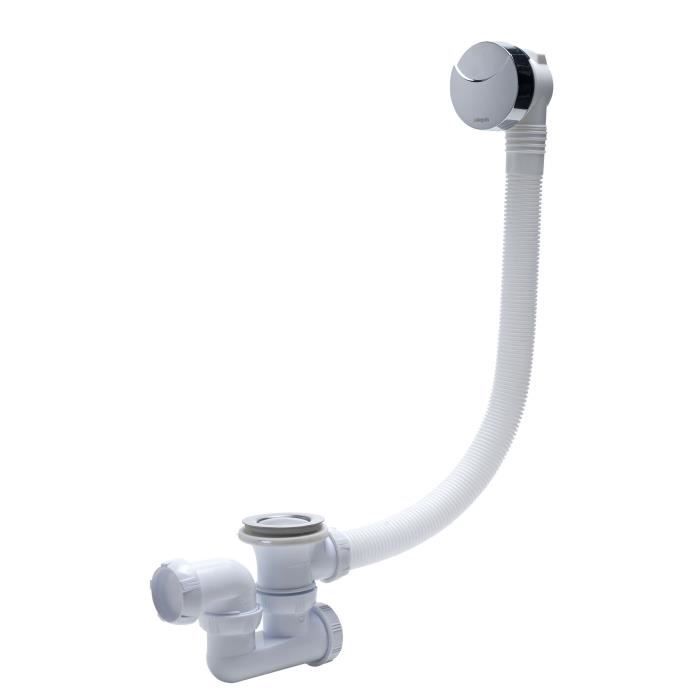 Wirquin Vidage De Baignoire Cable 700 Mm Siphon Cobra En Abs Achat Vente Baignoire Kit Balneo Vidage De Baignoire 700 Mm Cdiscount
