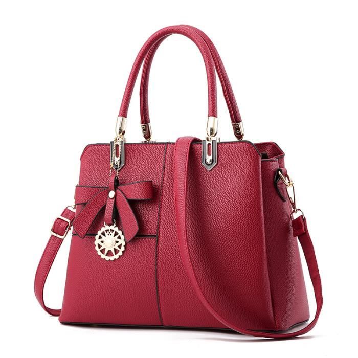 Cdiscount sac a main cuir discount