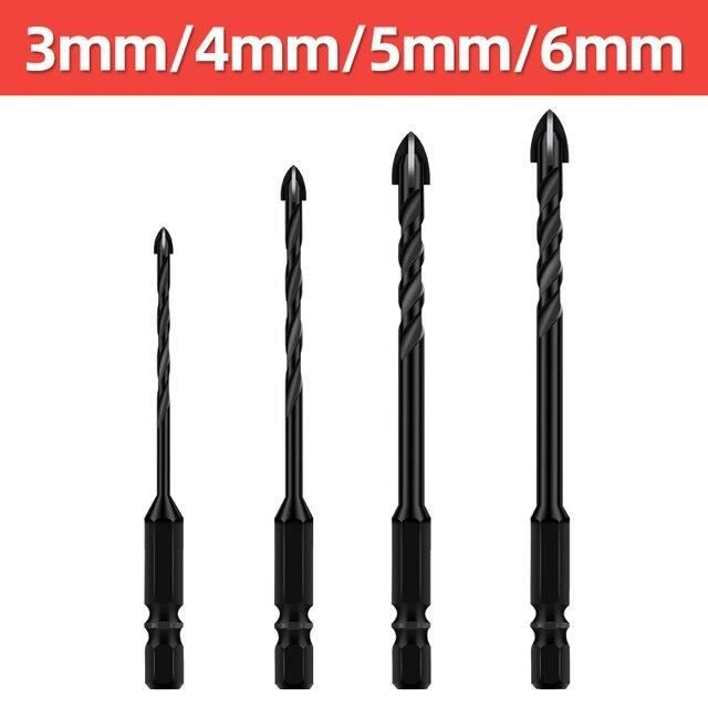 7Mm X 109Mm Mèche - Mèches À Pointe Brad Et À Spirale Torsadée Pour Le Perçage Du Bois, Du