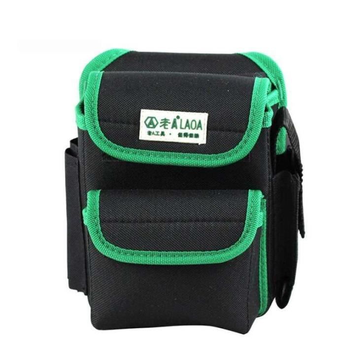 Grand sac à outils pour électricien, organisateur, pochette à outils robuste, sac de rangement étanche Anti-chute avec pochettes multiples  1420