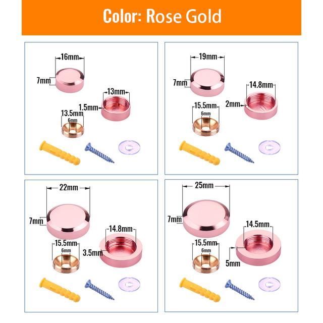 Vis En Or Rose 1,5 Mm Pour Bracelet De Montre - Acier Inoxydable - Neuf